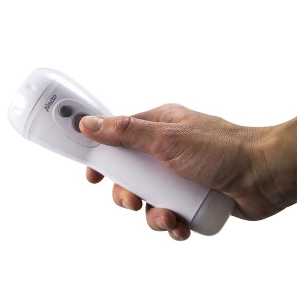 2er-Set Akku LED-Taschenlampe: 200lm, Einschaltautomatik, Nachtlicht, weiss - Automatik Notlicht & Taschenlampe in Einem – Praktisch & Zuverlässig