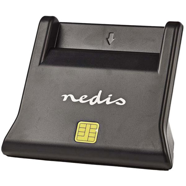 USB Kartenlesegerät für Speicherkarten & SmartCards - Sichere Online-Authentifizierung - Kompatibel mit Windows 7/8/10 - USB 2.0 Schnittstelle