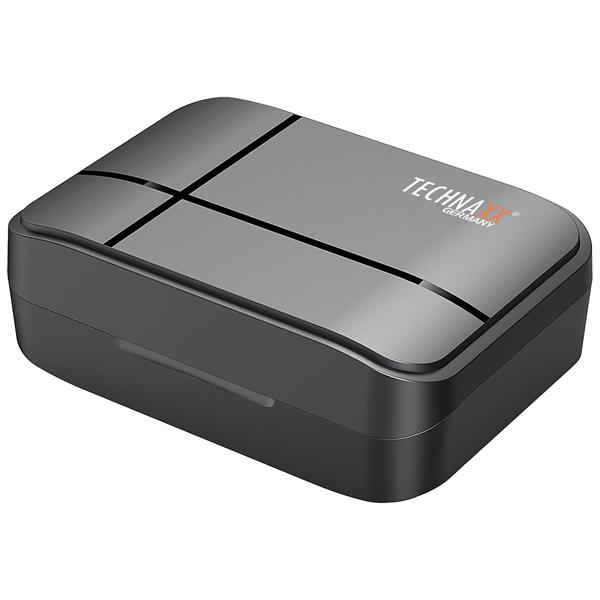 Kabelloses Influencer-Mikrofon-Set: 2 Mini-Mikrofone, schwarz, mit Geräuschunterdrückung. Ansteckmikrofon für Streaming & klare Aufnahmen