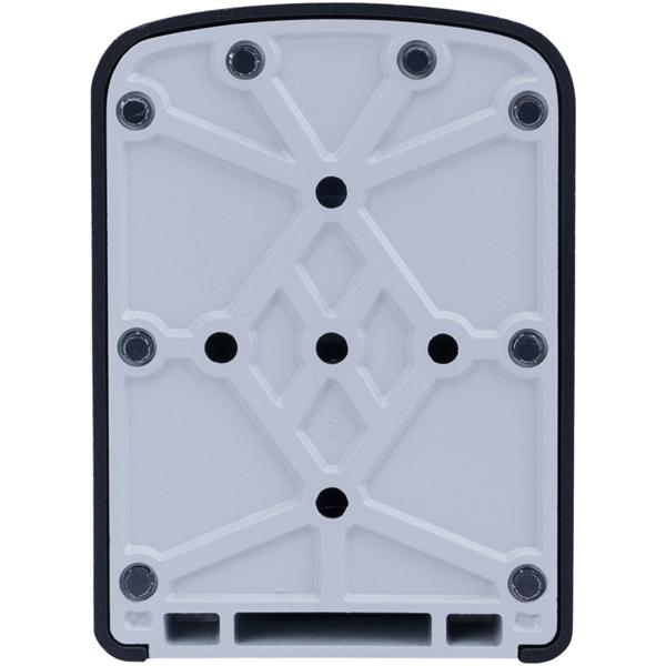 Extra sicherer Mini Schlüssel-Safe mit Zahlenschloss, robustem Aluminium Gehäuse und Schutzklappe - wetterfest für drinnen und draussen