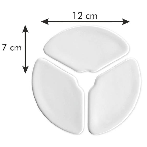 Fermentiergewichte aus Keramik 3er-Pack - Beschweren von Lebensmitteln & verhindert Schimmelbildung - Weiss, 7x12cm