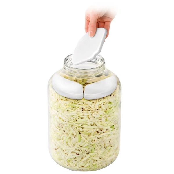 5L Fermentierglas mit Entlüftungsventil & 3 Gewichten - Perfekte Fermentation für beste Konservierungs-Ergebnisse
