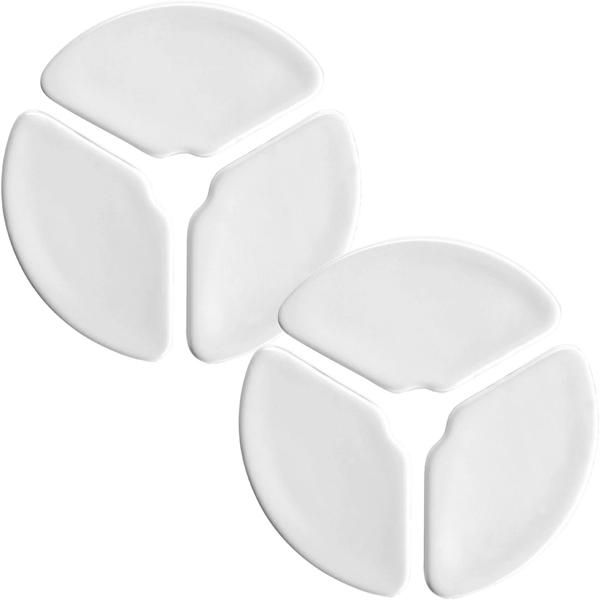 Fermentiergewichte Keramik 6er Set - Ideal für Sauerkraut & Kimchi - Sichere Schimmelvermeidung - Hygienisch & wiederverwendbar - Weiss, 7x12 cm