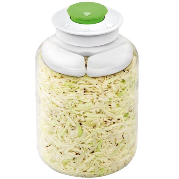 Fermentiergewichte Keramik 6er Set - Ideal für Sauerkraut & Kimchi - Sichere Schimmelvermeidung - Hygienisch & wiederverwendbar - Weiss, 7x12 cm