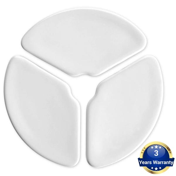 Fermentiergewichte Keramik 6er Set - Ideal für Sauerkraut & Kimchi - Sichere Schimmelvermeidung - Hygienisch & wiederverwendbar - Weiss, 7x12 cm