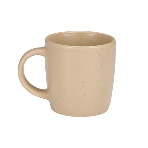 Geschirr-Set Steingut 16-teilig, beige - Mikrowellen- & spülmaschinenfest - Grundausstattung 4x Teller Schüsseln Tassen - Langlebig & stossfest