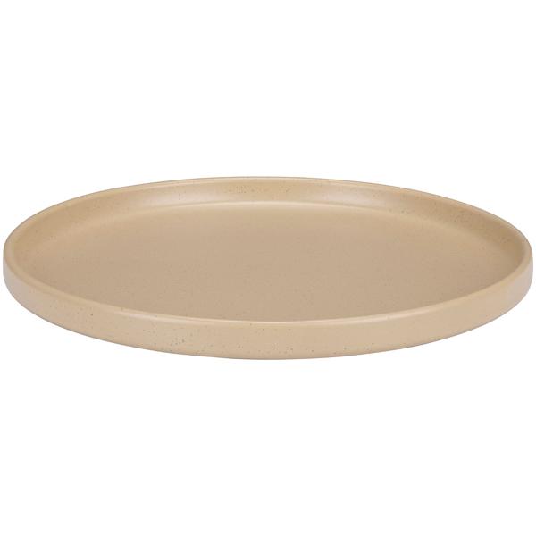 Geschirr-Set Steingut 16-teilig, beige - Mikrowellen- & spülmaschinenfest - Grundausstattung 4x Teller Schüsseln Tassen - Langlebig & stossfest