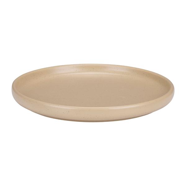 Geschirr-Set Steingut 16-teilig, beige - Mikrowellen- & spülmaschinenfest - Grundausstattung 4x Teller Schüsseln Tassen - Langlebig & stossfest