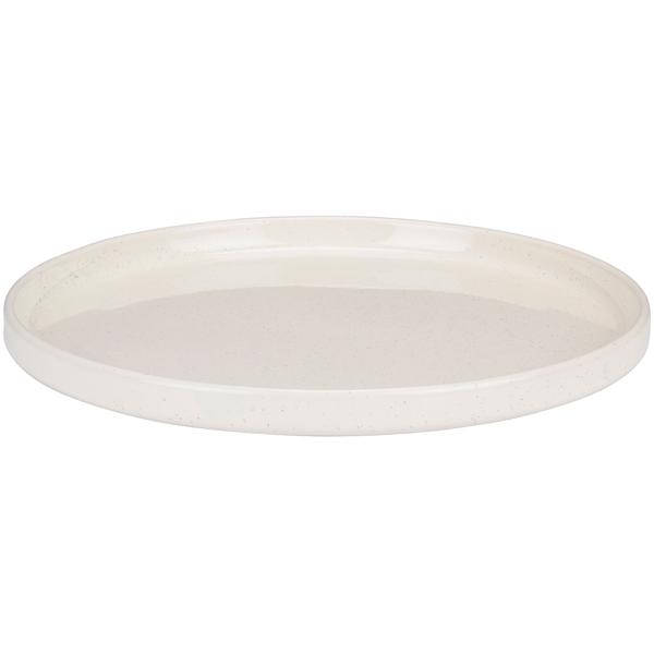 Geschirr-Set Steingut 16-teilig creme - Mikrowellen-/Spülmaschinengeeignet - 4x Speiseteller Ø 26.5 cm - 4x Schüsseln Ø 15 cm - 4x Frühstücksteller Ø 20 cm - 4x Tassen 350 ml