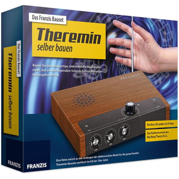 Theremin Bausatz - Elektronisches Musikinstrument zum Selberbauen für Einsteiger ab 14 Jahren - voll funktionsfähig - mit vorbestückter Platine