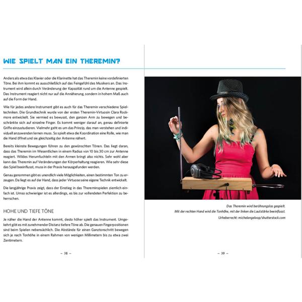 Theremin Bausatz - Elektronisches Musikinstrument zum Selberbauen für Einsteiger ab 14 Jahren - voll funktionsfähig - mit vorbestückter Platine