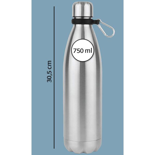 2er-Set Doppelwandige Edelstahl Trinkflasche mit Geheimversteck (350ml Safe) - 12h warm/24h kalt - Schutz für Wertsachen, 400ml