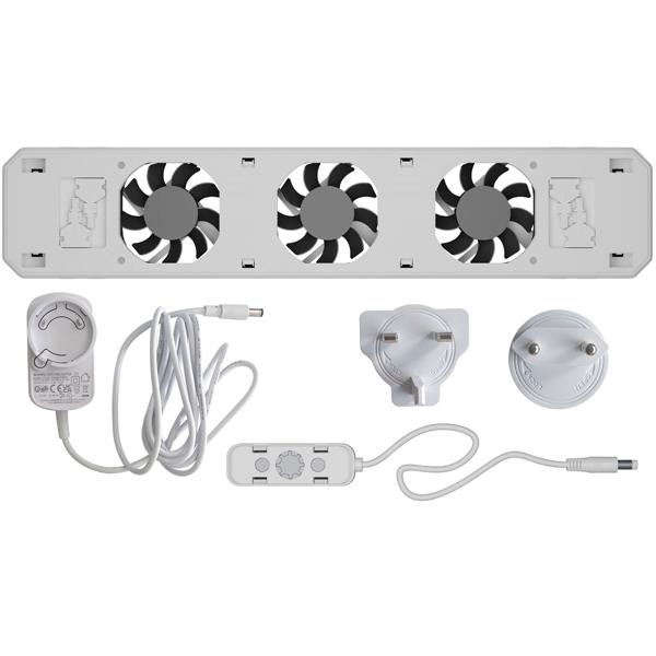 Heizkörperventilator, Basis-Set inkl. Temperatursensor, ideal für eine bessere Wärmeverteilung, Universell einsetzbar