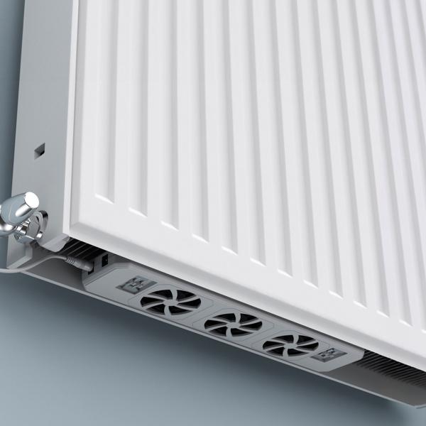 Heizkörperventilator Erweiterungsset CH7979 - schnelle, gleichmässige Wärmeverteilung - spart Heizkosten - kompatibel mit Basis-Set CH7978