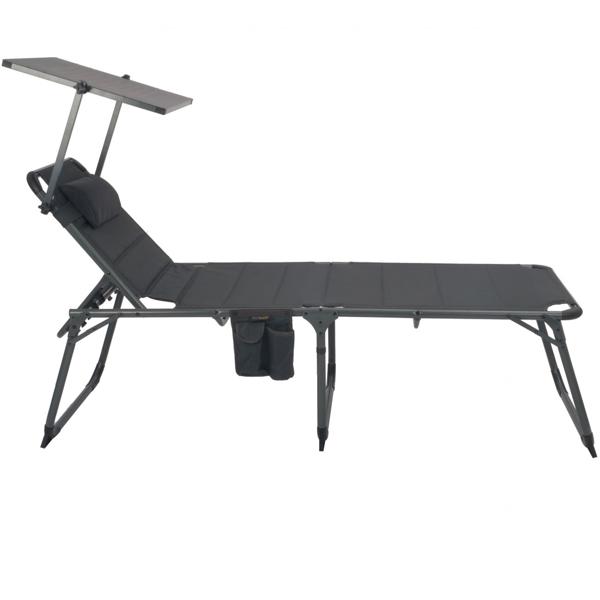 Multifunktionale Solar-Sonnenliege: 20W Solarpanel, 2 x USB, faltbar & wetterfest (IP54) - ideal für Garten, Terrasse, Camping & mehr