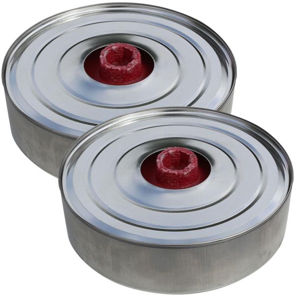 2er-Set Outdoor Kerze / Fackel mit extra langer Brenndauer (ca. 8-10 Std.): Romantische Gartenbeleuchtung, perfekt für lange Sommerabende