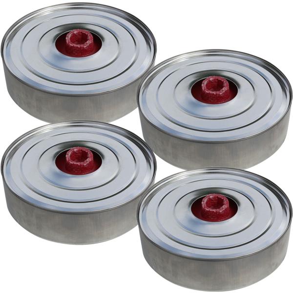 4er-Set Outdoor Kerze / Fackel mit extra langer Brenndauer (ca. 8-10 Std.): Romantische Gartenbeleuchtung, perfekt für lange Sommerabende