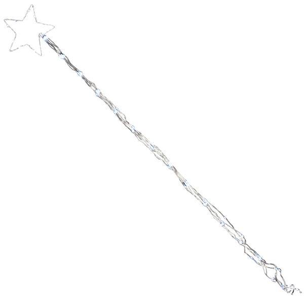 Bunte LED Sternschnuppe, 1,45m - 85 RGB LEDs für traumhafte Lichtatmosphäre - ganzjährig einsetzbar, Partydeko, Terrasse, Balkon, IP44, Fernbedienung