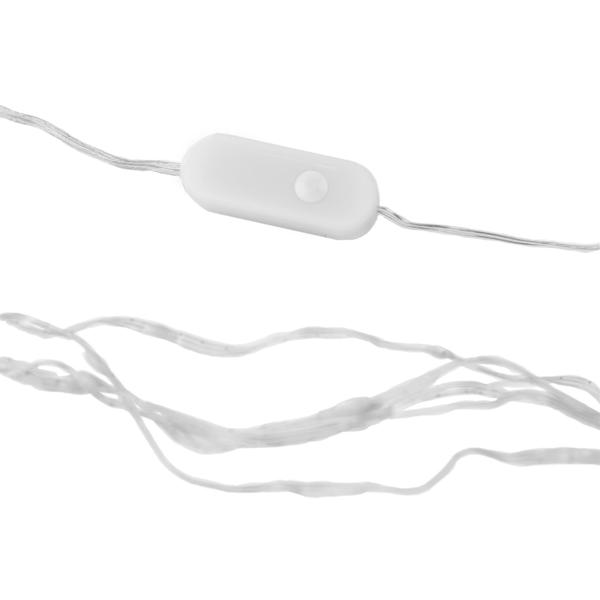 Bunte LED Sternschnuppe, 1,45m - 85 RGB LEDs für traumhafte Lichtatmosphäre - ganzjährig einsetzbar, Partydeko, Terrasse, Balkon, IP44, Fernbedienung