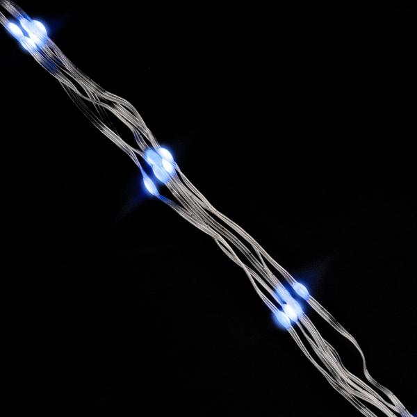 Bunte LED Sternschnuppe, 1,45m - 85 RGB LEDs für traumhafte Lichtatmosphäre - ganzjährig einsetzbar, Partydeko, Terrasse, Balkon, IP44, Fernbedienung