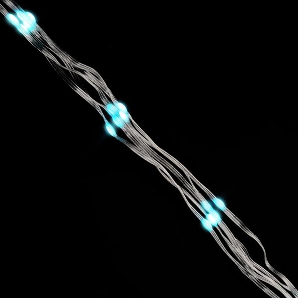 Bunte LED Sternschnuppe, 1,45m - 85 RGB LEDs für traumhafte Lichtatmosphäre - ganzjährig einsetzbar, Partydeko, Terrasse, Balkon, IP44, Fernbedienung