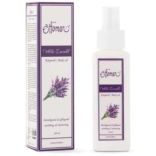 Lavendel Körperöl 100ml - Entspannendes & Beruhigendes Massageöl für Hautpflege & Wellness - Macht Haut geschmeidig & weich - Ideale Selfcare