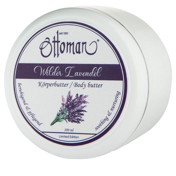 Lavendel Körperbutter 300ml - Reichhaltige Pflege für geschmeidige, weiche Haut - Spendet intensive Feuchtigkeit - Duft für Wellness & Schlaf