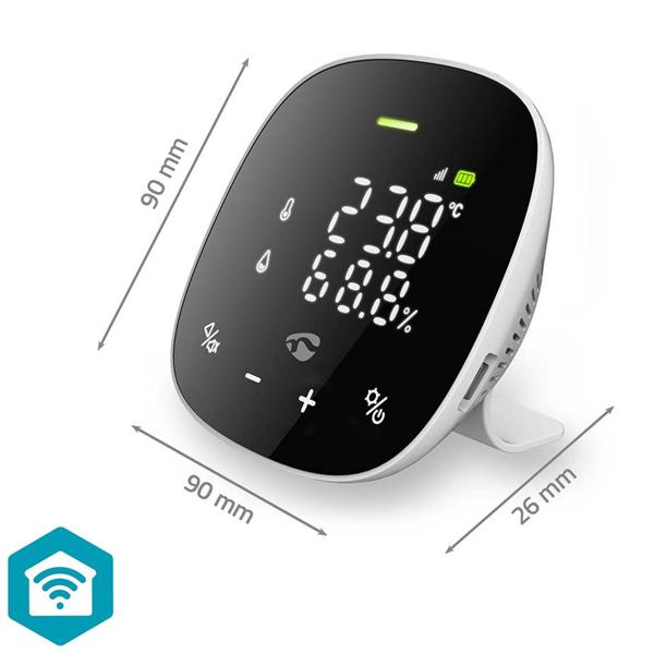 Luftqualitätsmonitor mit Sauerstoff- und CO2-Messung: Smart-Display, App-Steuerung & Alarm – für ein gesundes Raumklima