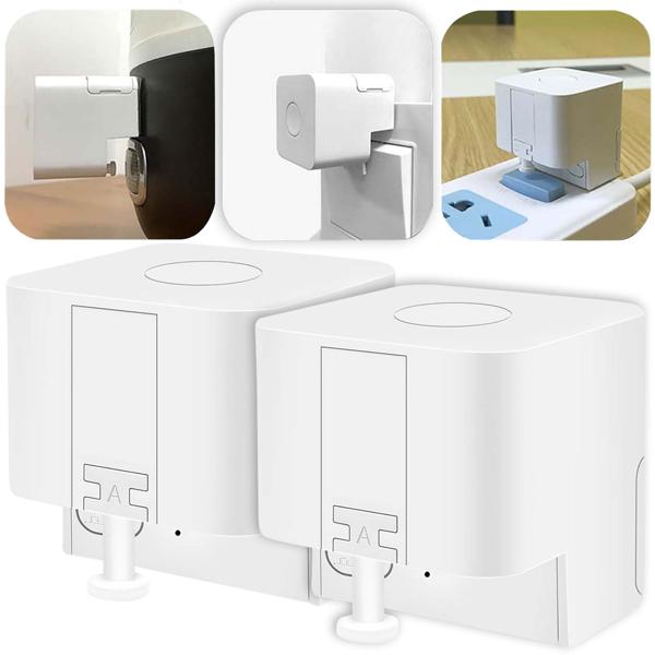 2er-Set Fingerrobot mit App-Steuerung, weiss - Schalter und Taster einfach per Smartphone steuern, komfortable Automatisierung für Zuhause