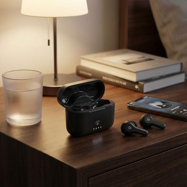 Kabellose Hybrid 5.3 Bluetooth Kopfhörer: Mit ENC+ANC, Ladeetui, schwarz – für störungsfreien, erstklassigen, kristallklaren Sound