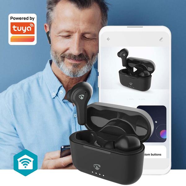 Kabellose Hybrid 5.3 Bluetooth Kopfhörer: Mit ENC+ANC, Ladeetui, schwarz – für störungsfreien, erstklassigen, kristallklaren Sound