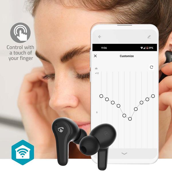 Kabellose Hybrid 5.3 Bluetooth Kopfhörer: Mit ENC+ANC, Ladeetui, schwarz – für störungsfreien, erstklassigen, kristallklaren Sound