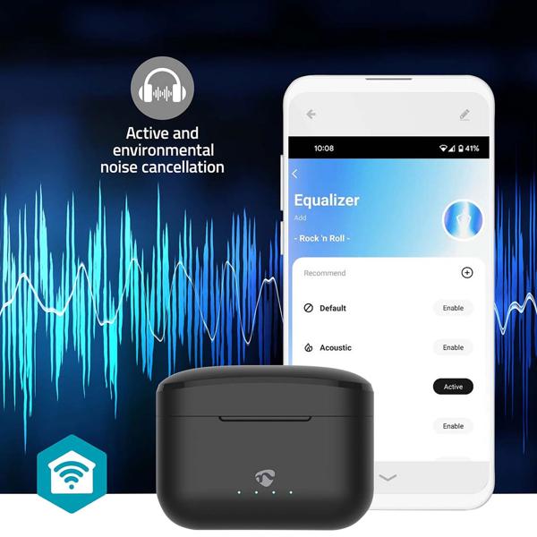 Kabellose Hybrid 5.3 Bluetooth Kopfhörer: Mit ENC+ANC, Ladeetui, schwarz – für störungsfreien, erstklassigen, kristallklaren Sound