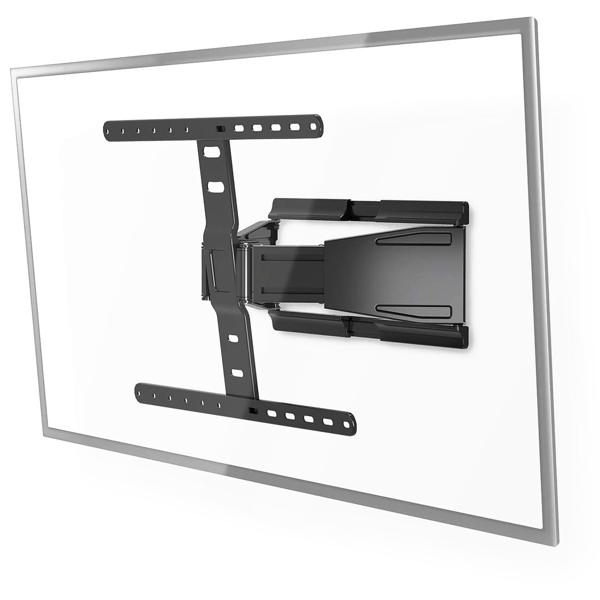 Robuste TV Wandhalterung für 43-90 Zoll TVs - Vollbeweglich & neigbar, 170° Drehung, 20° Neigung - VESA 200x200-600x400, bis 50 kg, ABS/Stahl, Schwarz