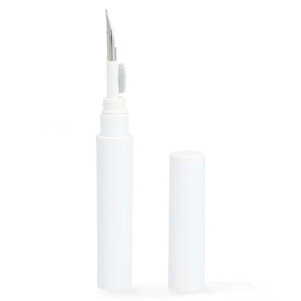 Reinigungsstift für In-Ear Kopfhörer - 3-in-1 Reinigungsset mit Spitze, Bürste, Schwamm - Hygienisch für AirPods, Tastaturen & Mobilgeräte - Weiss
