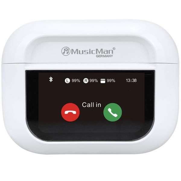 Kabellose ANC In-Ear Kopfhörer mit Ladebox & Touchscreen – erstklassiger Sound, aktive Geräuschunterdrückung, lange Akkulaufzeit & stilvolles Design