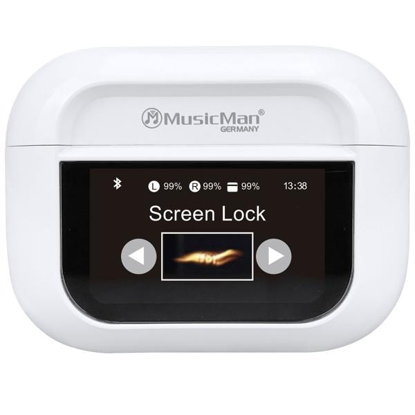 Kabellose ANC In-Ear Kopfhörer mit Ladebox & Touchscreen – erstklassiger Sound, aktive Geräuschunterdrückung, lange Akkulaufzeit & stilvolles Design