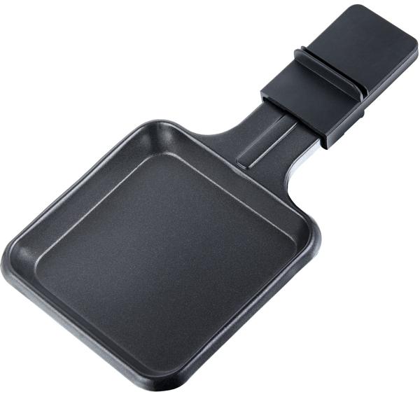 Elegantes Raclette-Set für 8 Personen (1300W) – Grill- und Steinplatte, Antihaftbeschichtung, Thermostat, Anthrazit – Hochwertiger Tischgrill für gesellige Abende