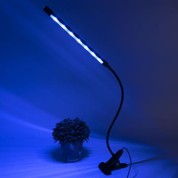 2er-Set LED-Pflanzenlampe mit Schwanenhals, Pflanzenwachstumslampe , 10 dimmbaren Stufen & Timer, 82 Lumen, 20 LEDs mit 360°-Schwanenhals