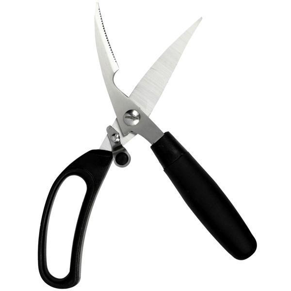 2er-Set Geflügelschere Edelstahl - Ergonomisch & spülmaschinenfest zum Zerlegen von Geflügel, Wild, Fleisch & Knochen - Robust mit Sicherheitsriegel