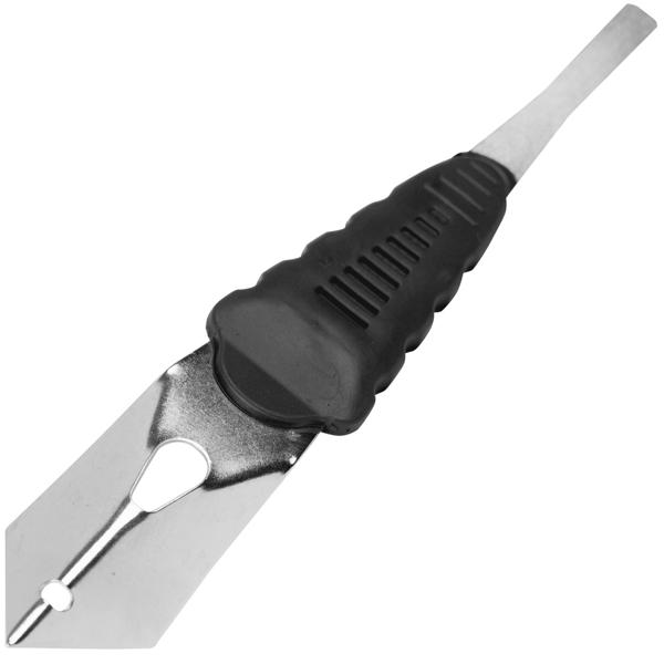 Fugen-Reparatur-Set 8-teilig - Entfernt Silikon Kleber rückstandslos - Metallschaber, Kunststoffschaber, Silikonkelle - 5 Aufsätze - Für Bad, Küche, Büro