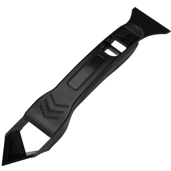 Fugen-Reparatur-Set 8-teilig - Entfernt Silikon Kleber rückstandslos - Metallschaber, Kunststoffschaber, Silikonkelle - 5 Aufsätze - Für Bad, Küche, Büro