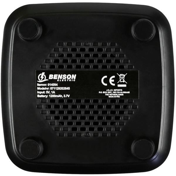 Tragbarer Party-Lautsprecher mit RGB-Licht, 22cm – Bluetooth, TF-Karte, USB & AUX, mobiler Sound für Partys & Events