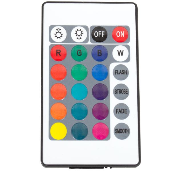 LED Streifen RGB - 5 m dimmbar - IP65 für drinnen & draussen - 150 SMD5050 LEDs, 4 Lichteffekte, Fernbedienung, 12W - Stimmungsvolle Hintergrundbeleuchtung