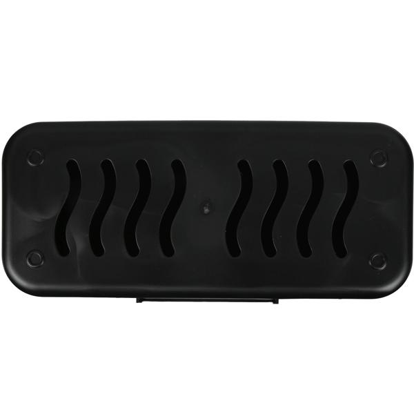 2er-Set Kabelbox Schwarz – Ordnung für Steckdosenleisten & Kabel-Chaos – Inkl. Handy-/Tablethalter & Sicherheitsfunktion – 31x13,5x13cm PP