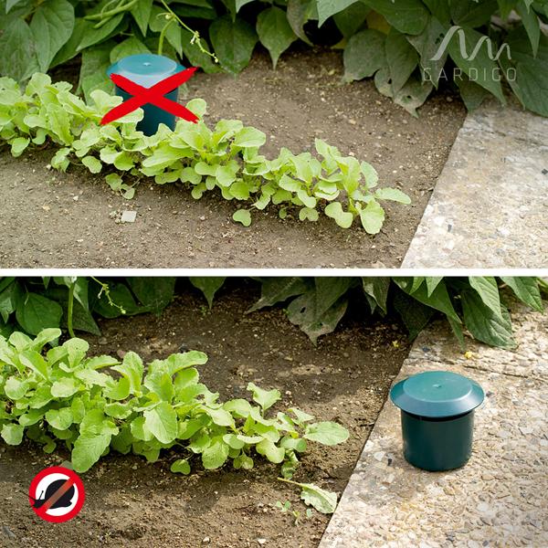 2er-Set Bio-Schneckenfallen, umweltfreundlich, befüllbar mit Bier/Zuckerwasser, effektive Schneckenbekämpfung, nachhaltiger Schutz