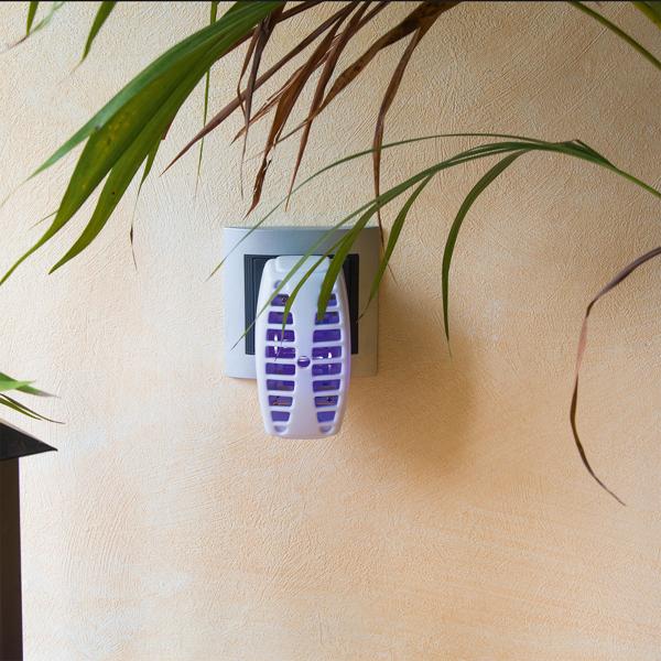 2er-Set Mini UV-Stechmückenfalle & Fliegenfalle für die Steckdose - Geruchlos & chemiefrei für zuverlässigen Insektenschutz zu Hause