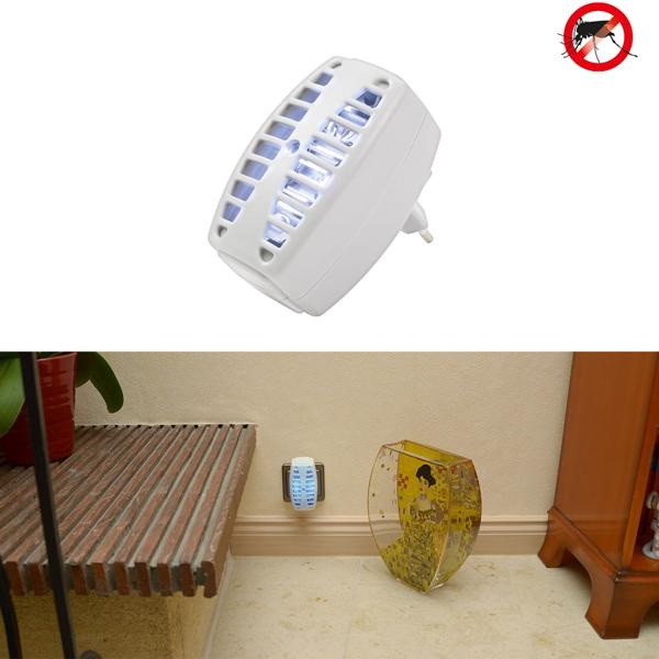 2er-Set Mini UV-Stechmückenfalle & Fliegenfalle für die Steckdose - Geruchlos & chemiefrei für zuverlässigen Insektenschutz zu Hause