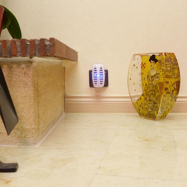 2er-Set Mini UV-Stechmückenfalle & Fliegenfalle für die Steckdose - Geruchlos & chemiefrei für zuverlässigen Insektenschutz zu Hause