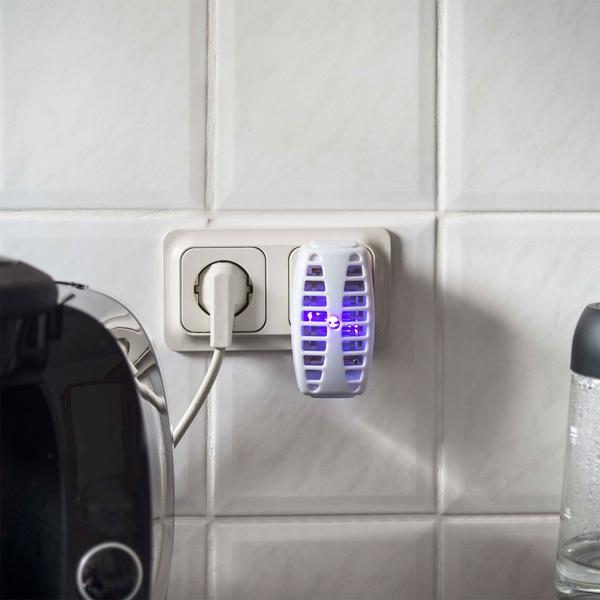 2er-Set Mini UV-Stechmückenfalle & Fliegenfalle für die Steckdose - Geruchlos & chemiefrei für zuverlässigen Insektenschutz zu Hause